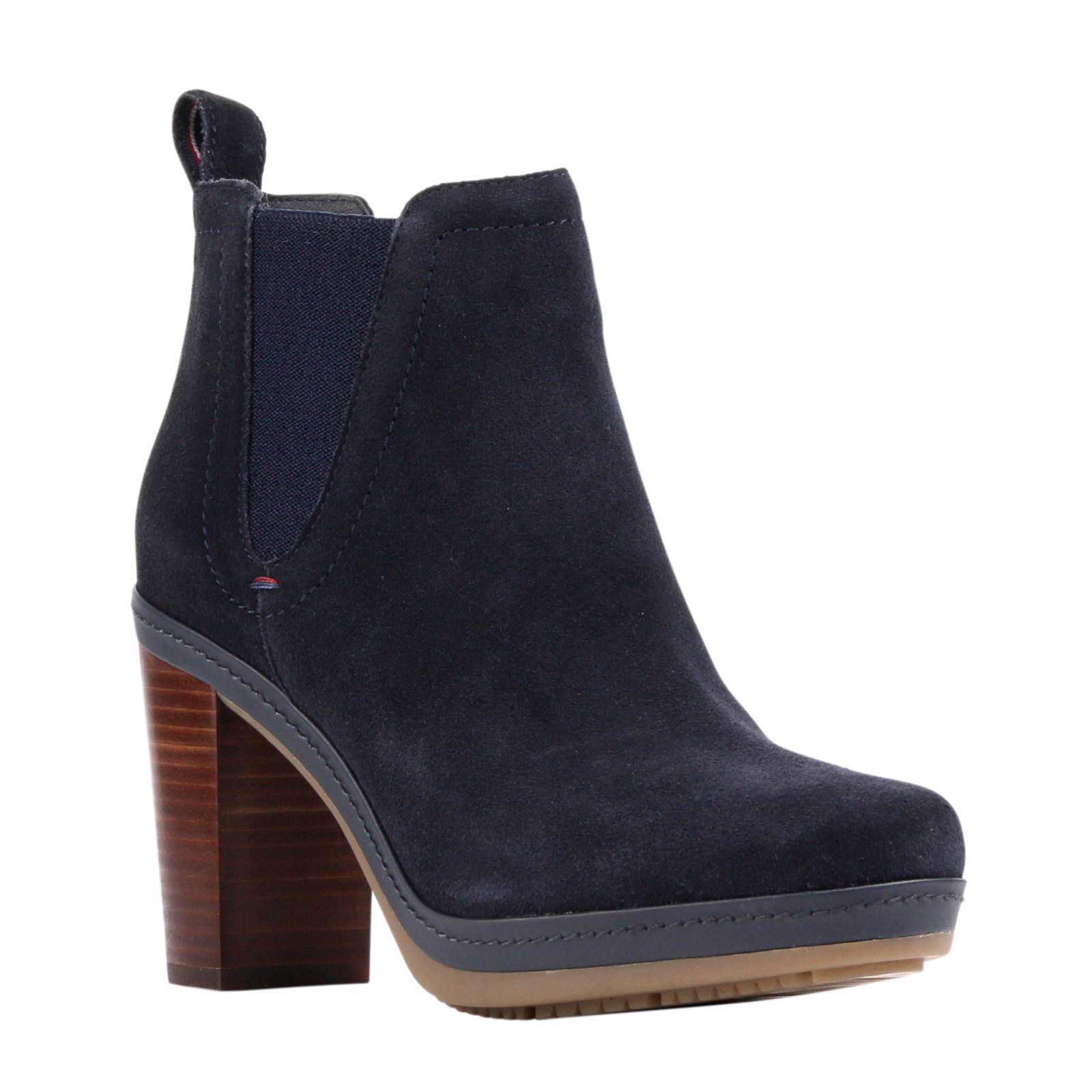 tommy hilfiger suede chelsea boots