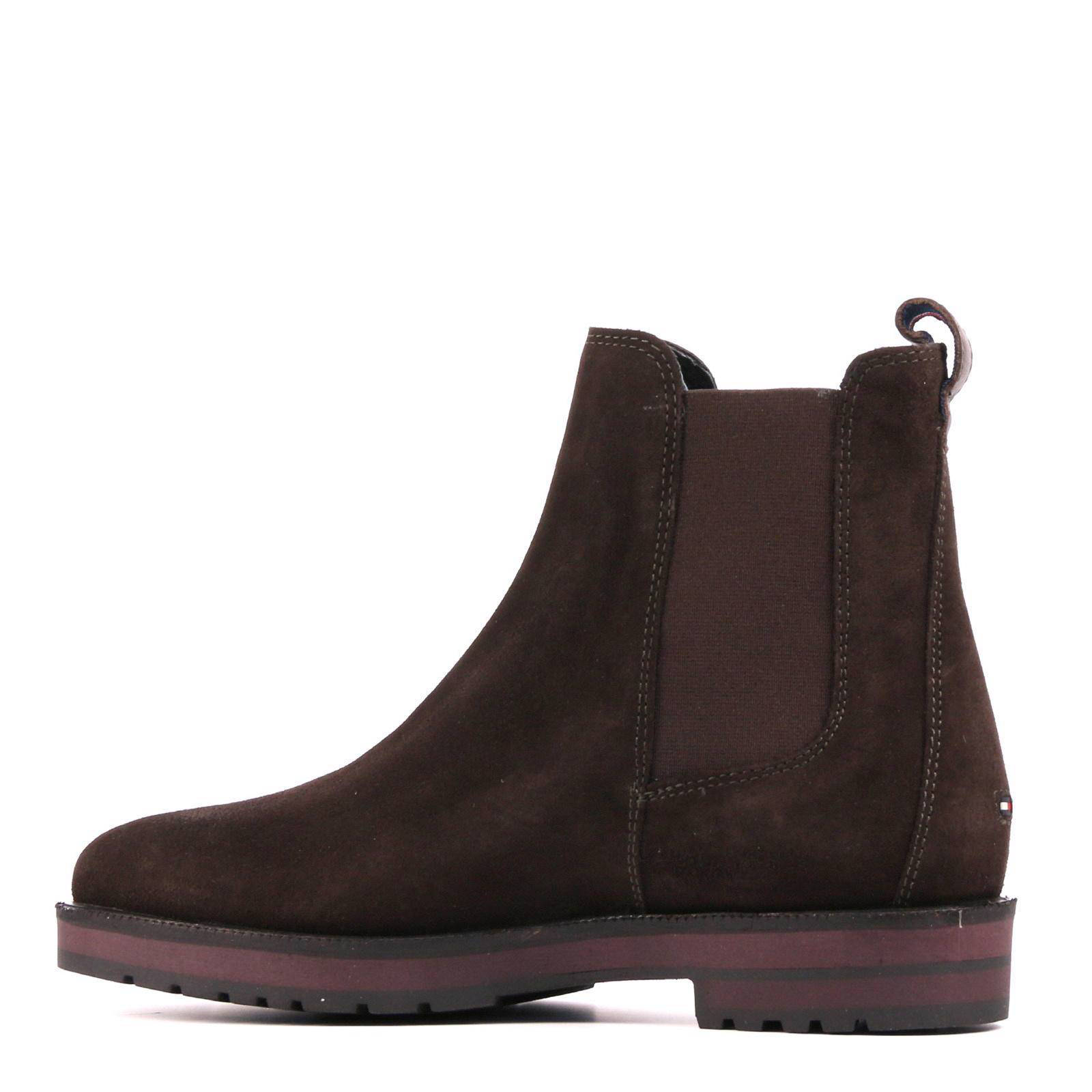 tommy hilfiger suede chelsea boots