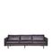BePureHome 3-zitsbank Rodeo - zwart