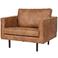 WOOOD WOOOD Rodeo Fauteuil - Recycle Leer - Cognac - 85x105x86