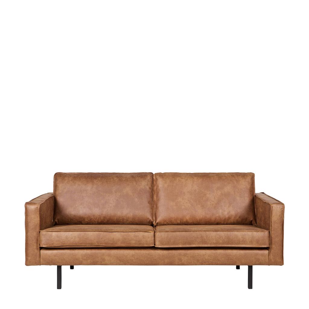 WOOOD Rodeo leren 2,5-zitsbank - cognac
