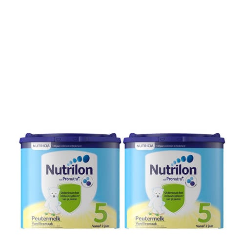 Nutrilon Peutermelk 5 Vanille Met Pronutra 2 Pack nutrilon kopen in de aanbieding