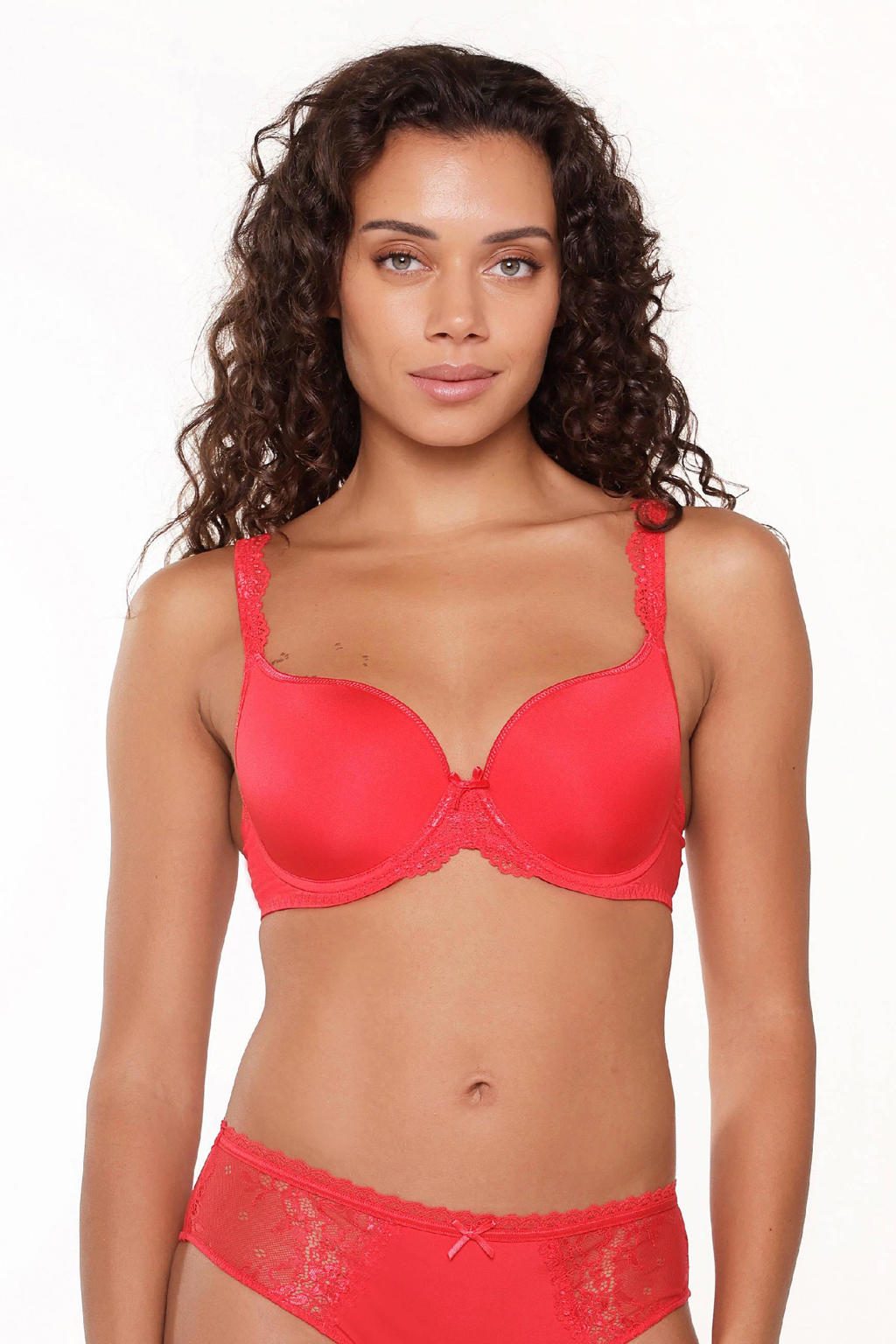 LingaDore voorgevormde T-shirt-bh met beugel Daily rood