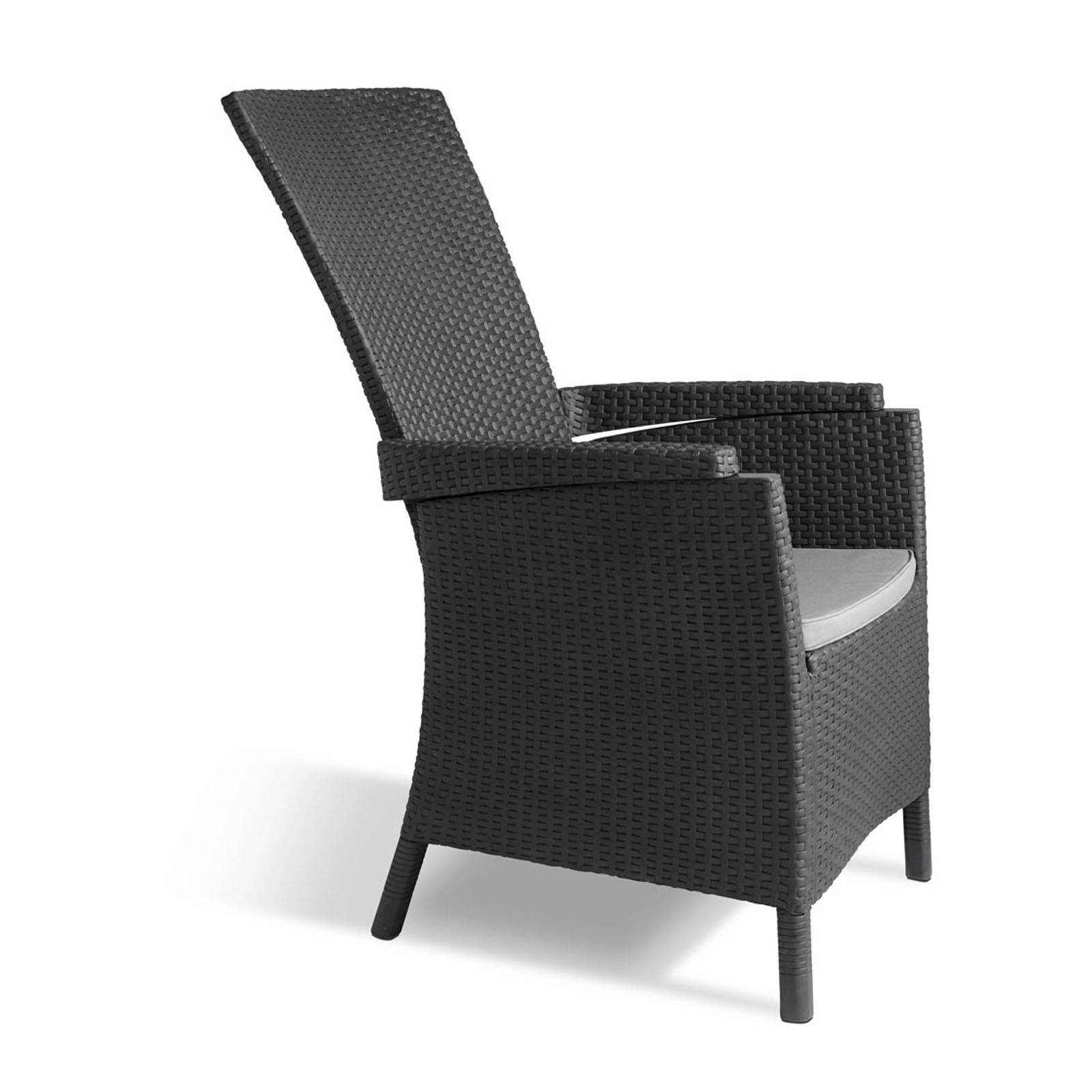 Allibert by KETER - Vermont - fauteuil de jardin - aspect rotin tressé