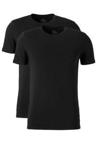 Falcon   sport T-shirt (set van 2) zwart, Zwart