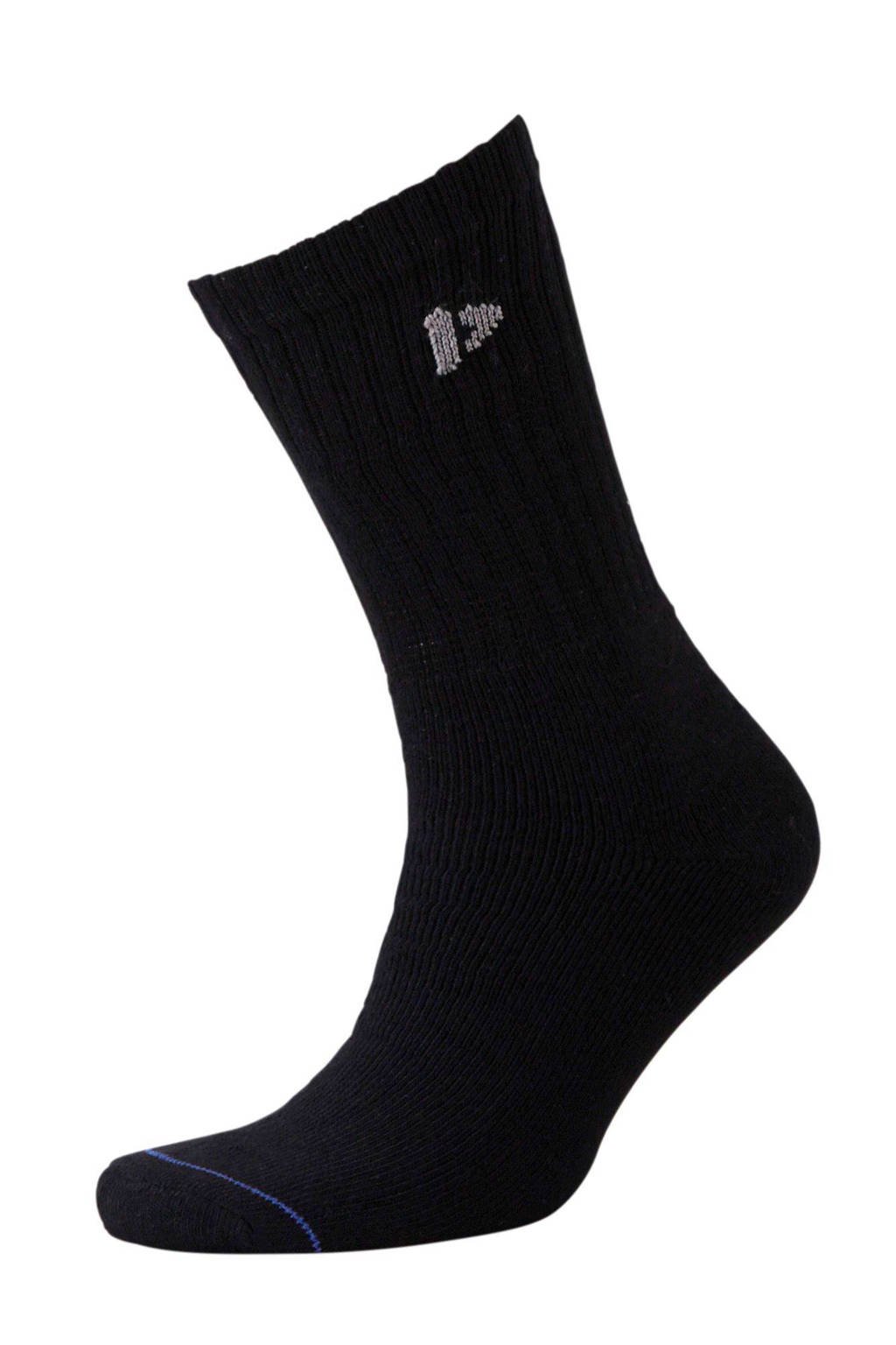 Donnay sportsokken zwart (set van 3), Zwart