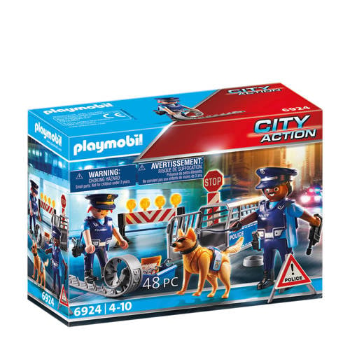 Wehkamp Playmobil City Action politiewegversperring aanbieding