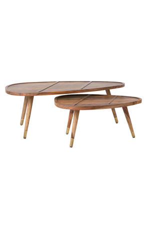 Sham salontafel (set van 2)