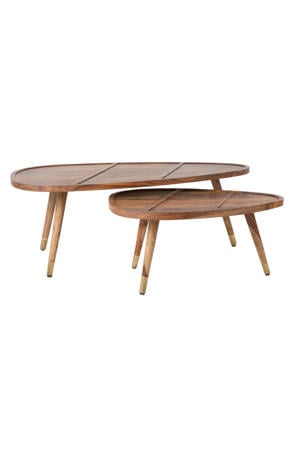 Sham salontafel (set van 2)