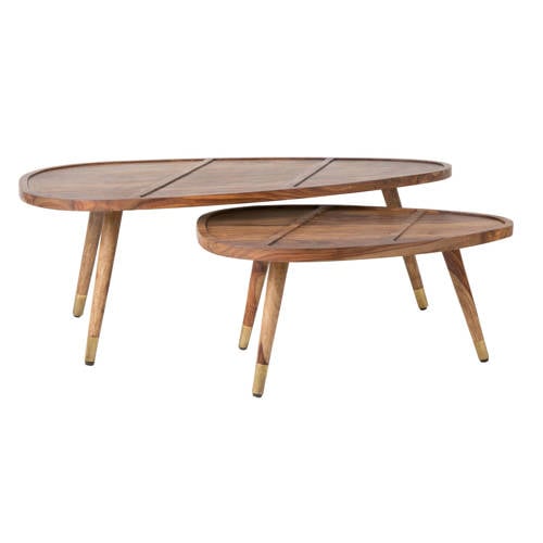 Dutchbone Sham salontafel (set van 2) afbeelding