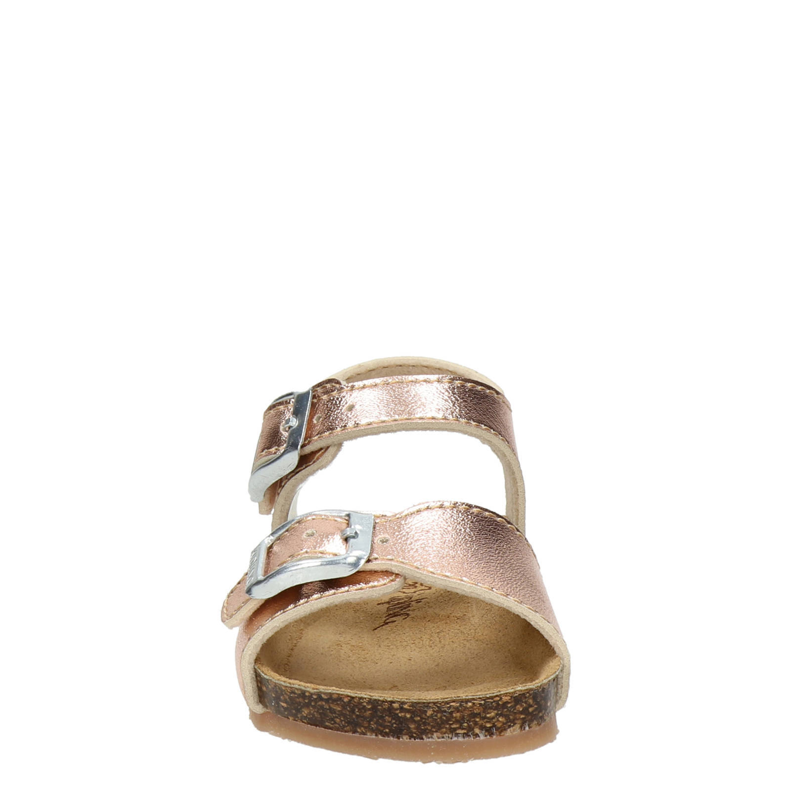Kipling Easy 4 leren sandalen roségoud | wehkamp