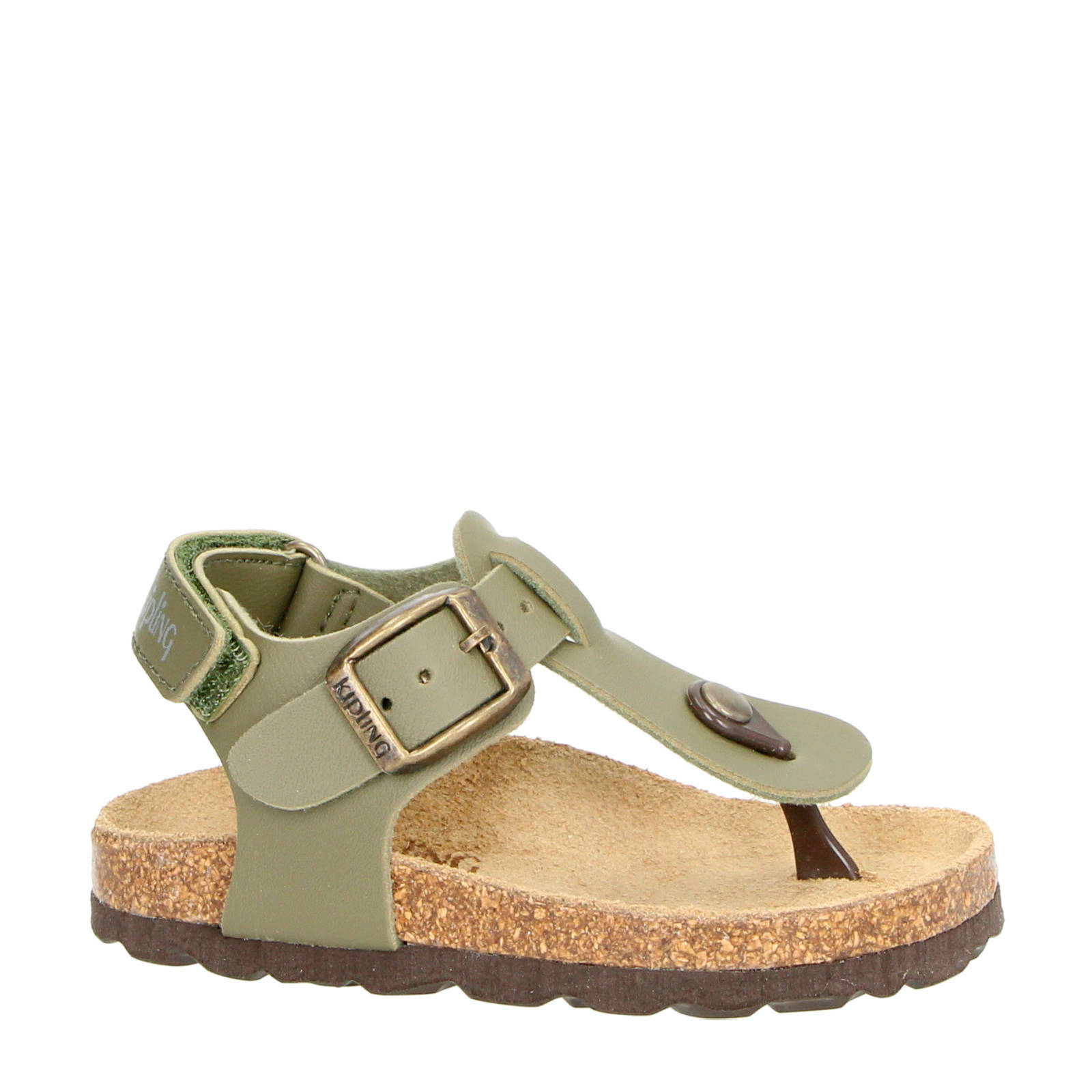 Kipling Juan 3 sandalen grijs | wehkamp