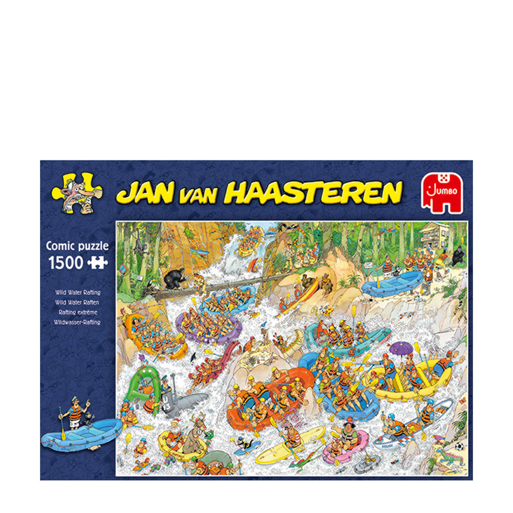 Jan van Haasteren Jan van Haasteren wildwater rafting legpuzzel 1500 stukjes wehkamp