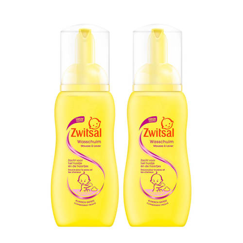 Zwitsal Wasschuim 2X200 Ml Baby zwitsal kopen in de aanbieding