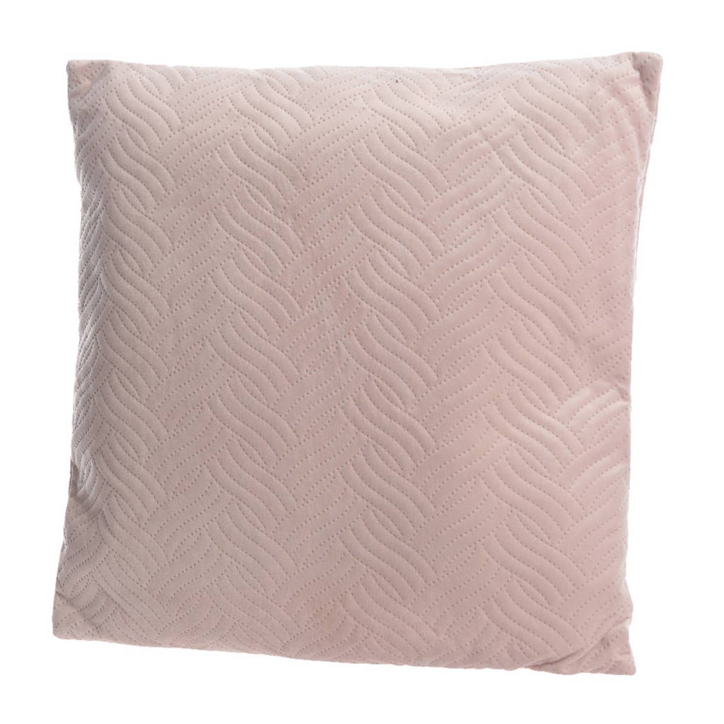 Decoris sierkussen (45x45 cm), Lichtroze