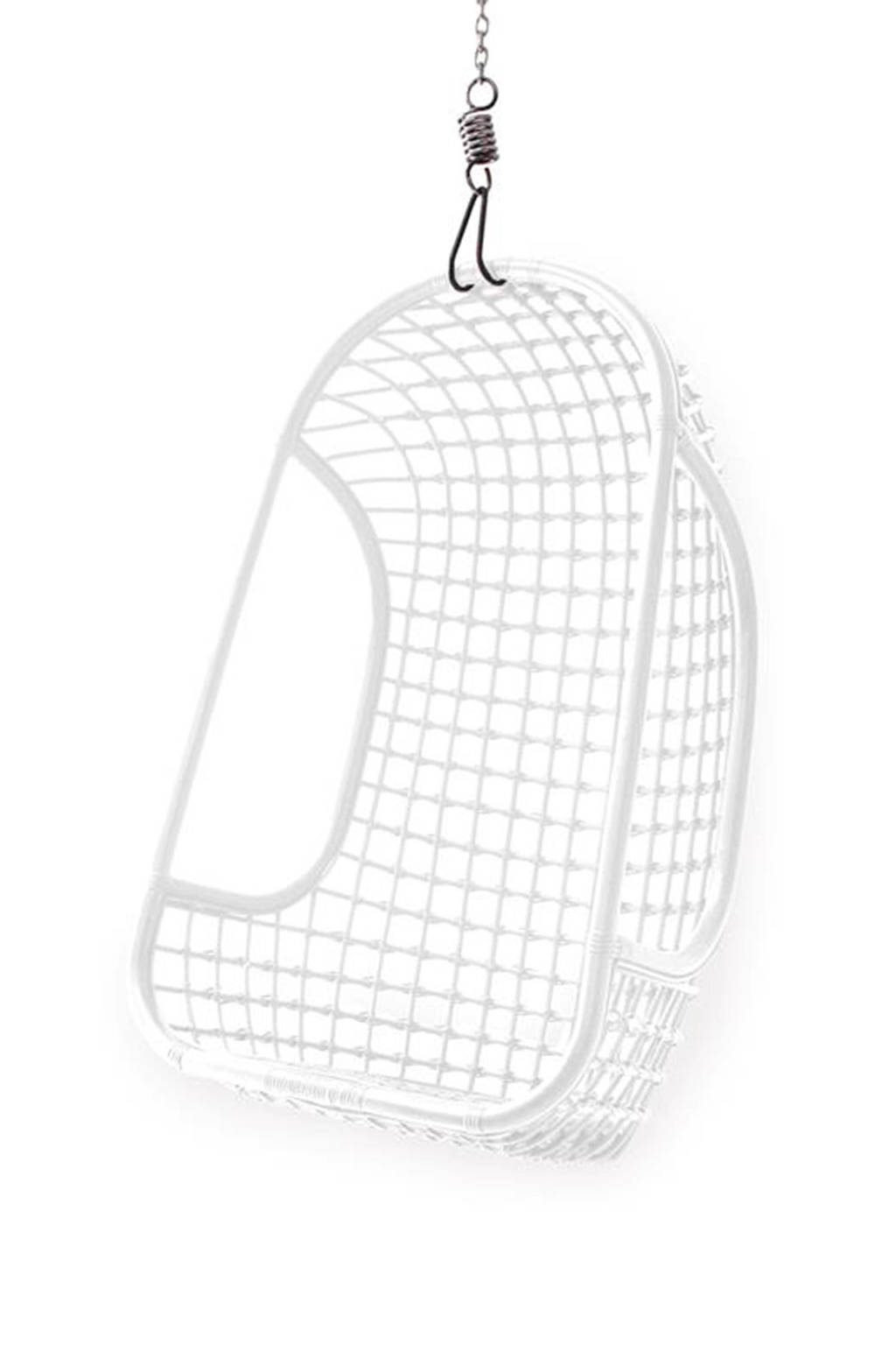 HKliving Rotan hangstoel, Wit