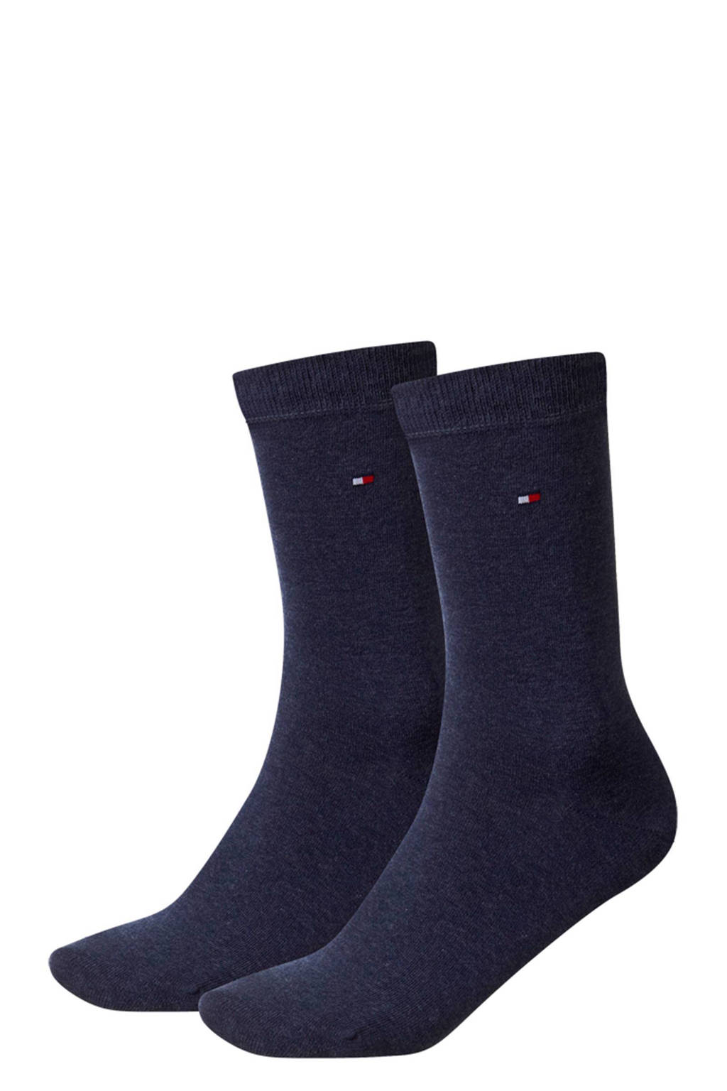 Tommy Hilfiger sokken - set van 2 blauw, jeans blue