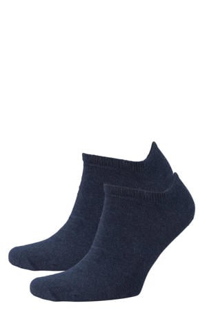 sneakersokken - blauw (set van 2)
