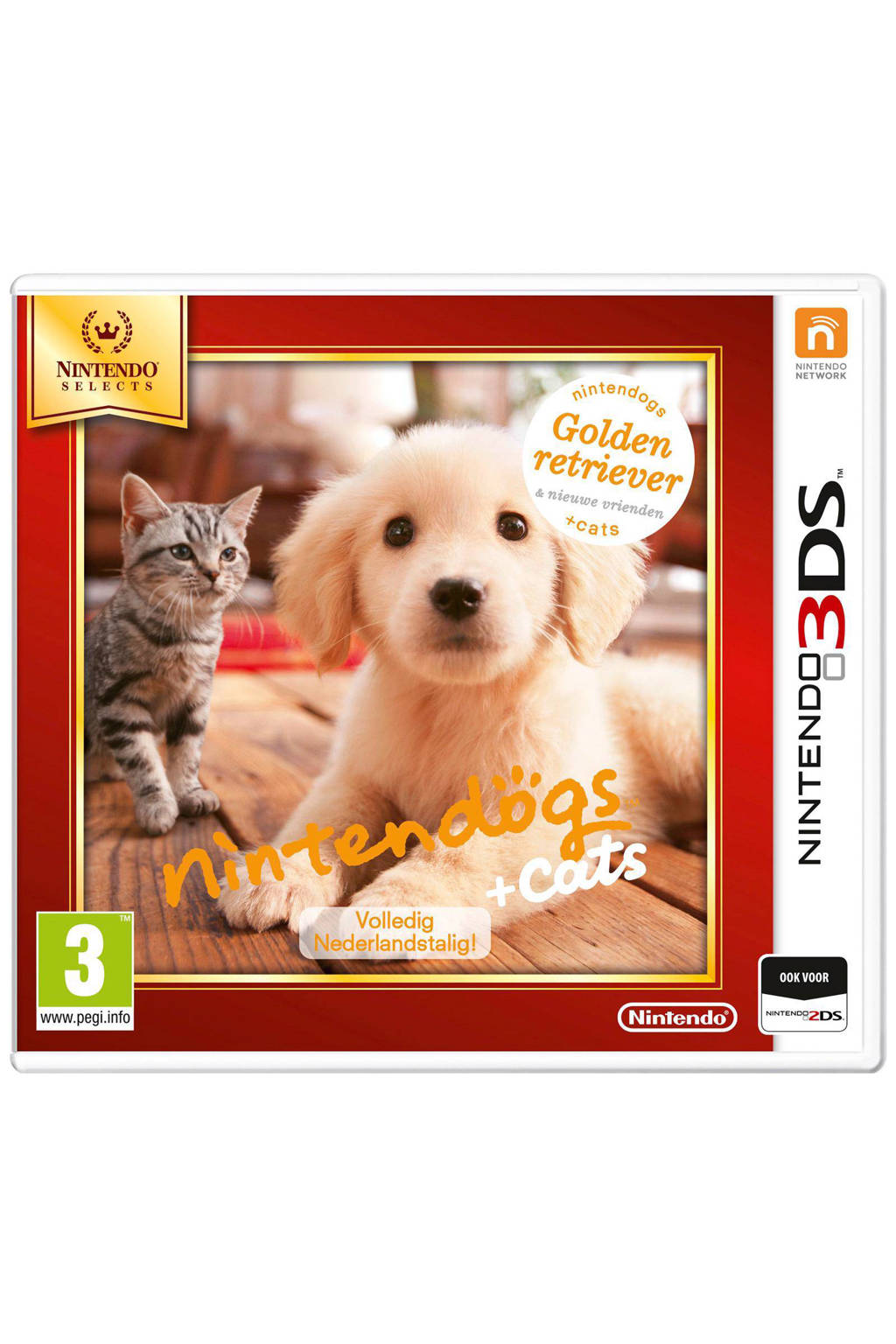 Nintendogs retriever en nieuwe vrienden (Nintendo 3DS)