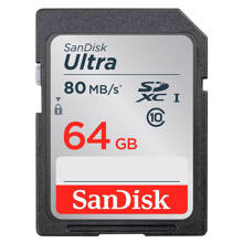 SDXC Ultra 64GB 80MB/s CL10 geheugenkaart