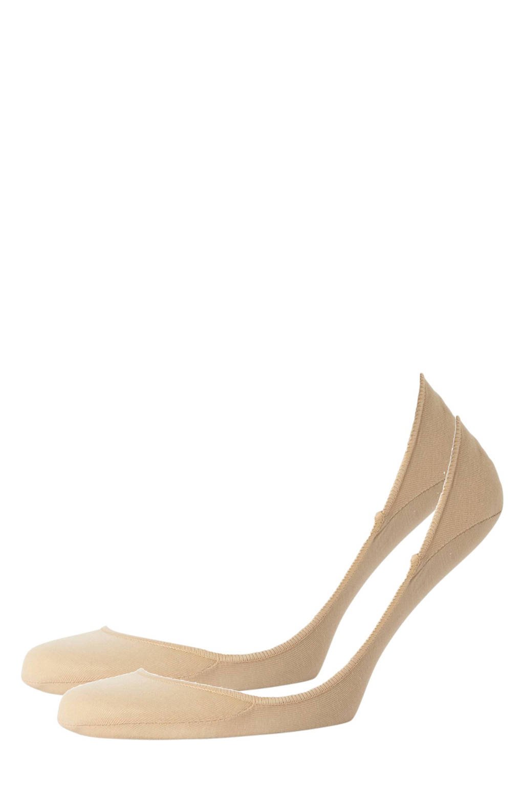 CALVIN KLEIN kousenvoetjes - 2 paar, Beige