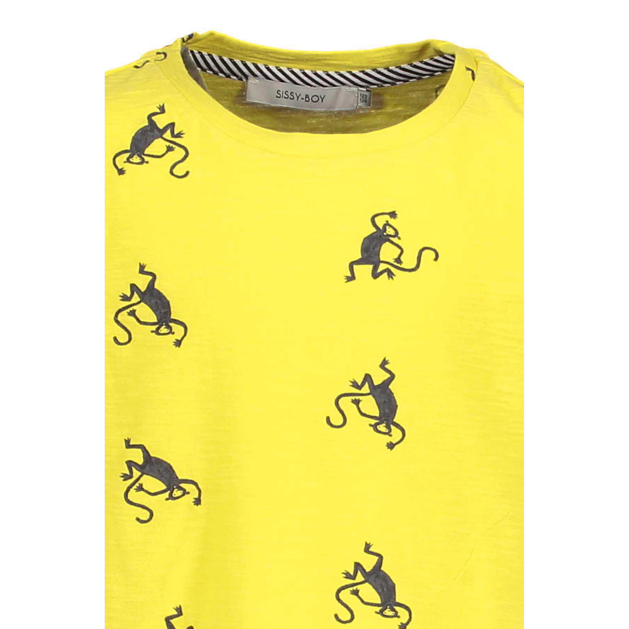 SissyBoy Tshirt met print geel wehkamp