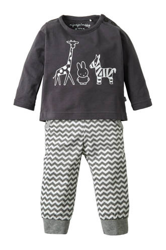 baby pyjama grijs