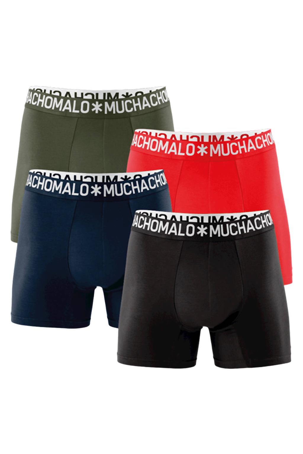 Muchachomalo boxershort Solid (set van 4)