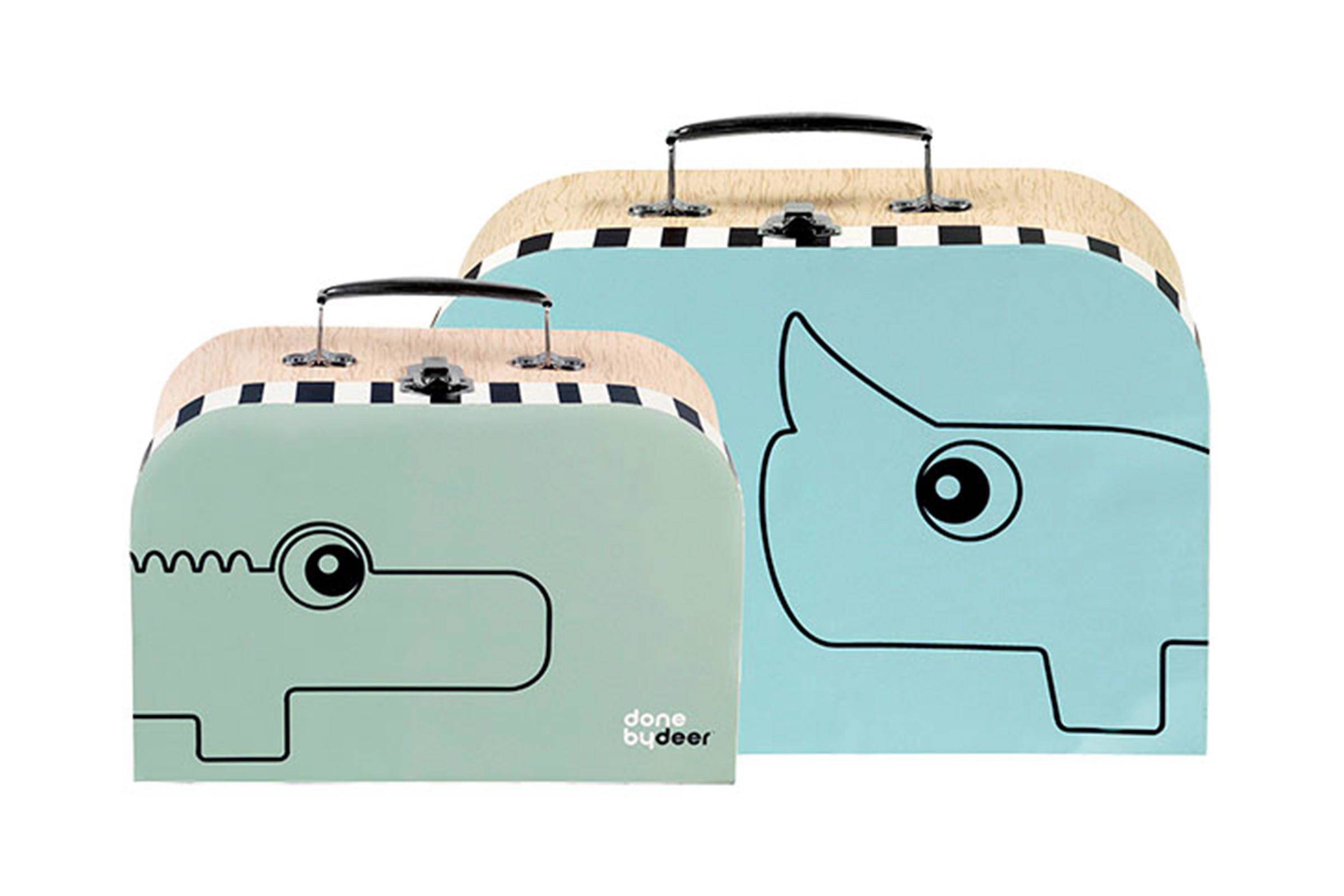 Suitcase Blue/Green Set/2 online kopen