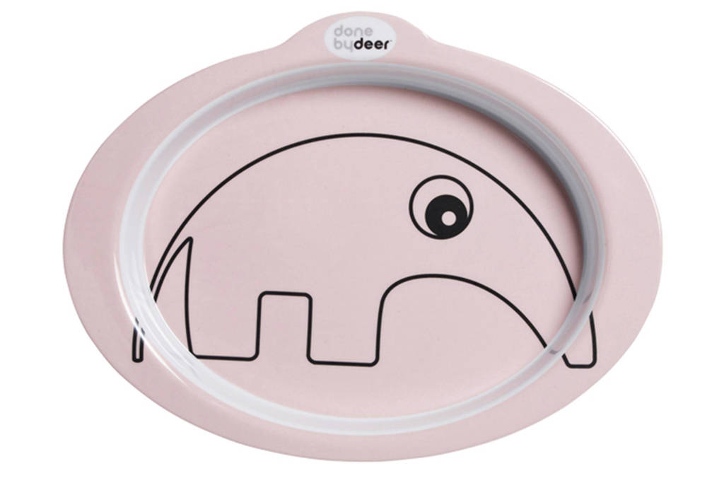 Done by Deer Contour bord roze, Roze