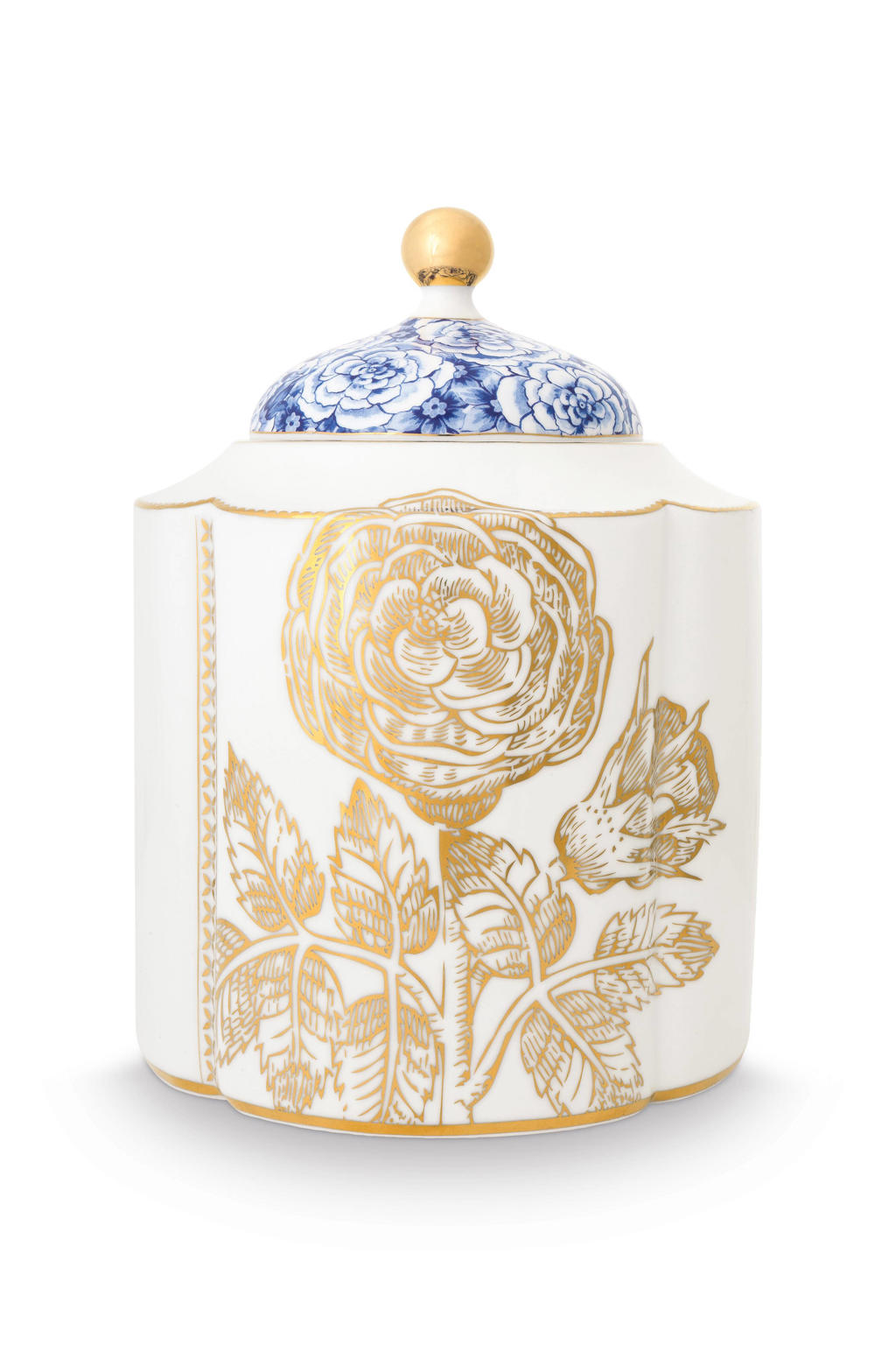 Pip Studio Royal White voorraadpot (1,9 L)