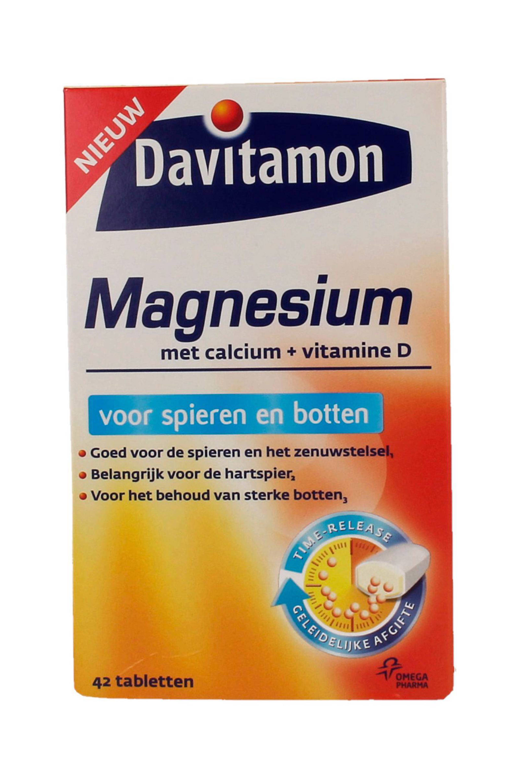 Magnesium Voor Spieren Botten 42 Tabletten Voedingssupplement