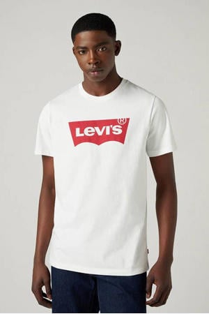 T-shirt met logo wit