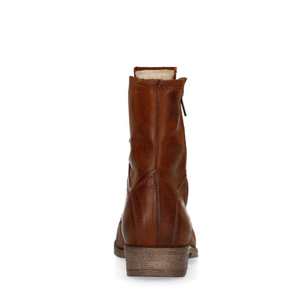 Sacha Imitatiebont voering Veterboots Sacha Leren Leren XzIrXq