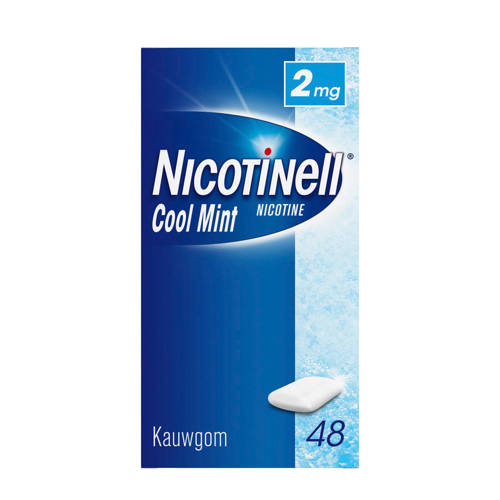 Nicotinell Kauwgom 2Mg Mint 48 Stuks nicotinell kopen in de aanbieding