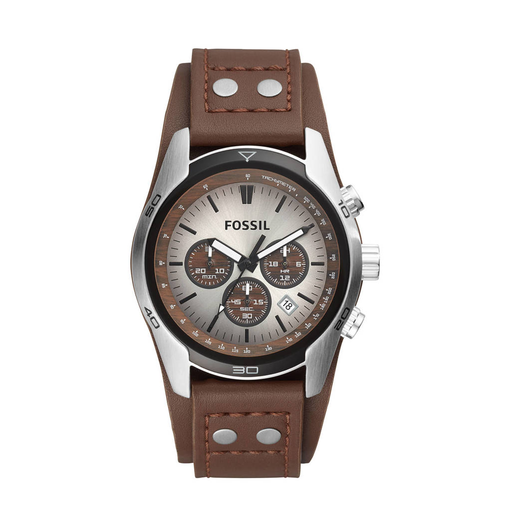 Fossil horloge CH2565 Coachman bruin, Bruin