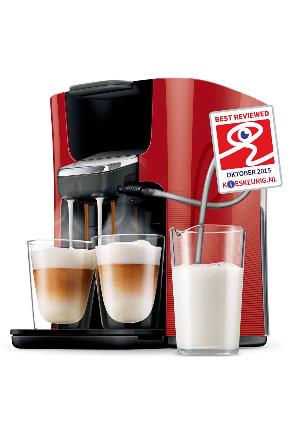 Philips Senseo Latte Duo koffiezetapparaat HD7855/80 wehkamp