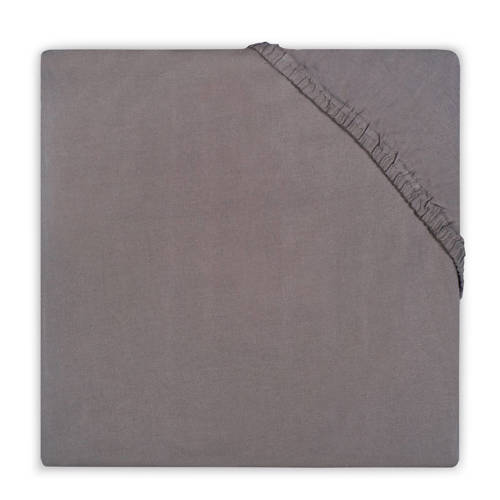 Jollein Jersey Hoeslaken 75X150 Cm Antraciet jollein kopen in de aanbieding