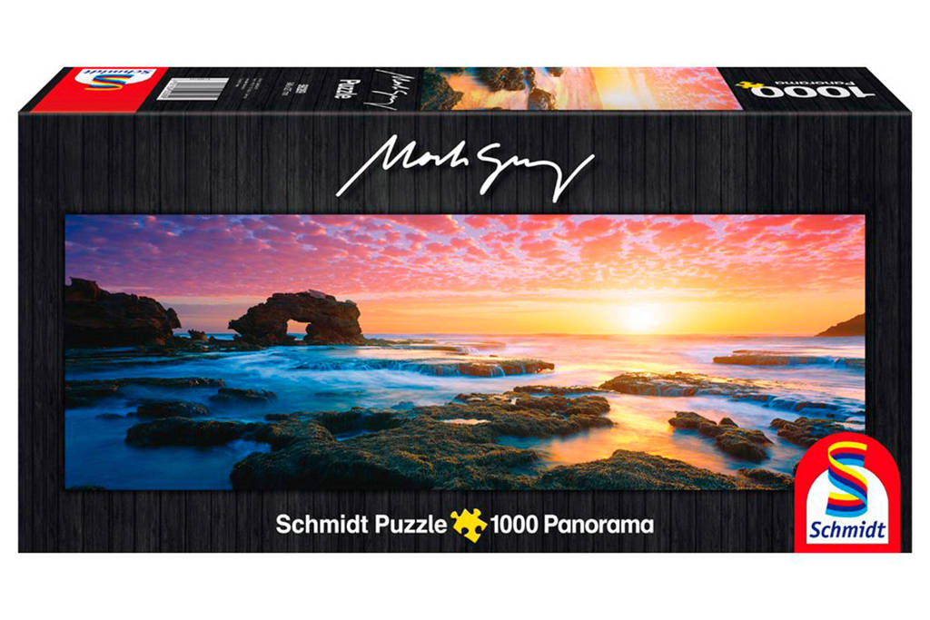 Schmidt zonsondergang aan het water legpuzzel 1000 stukjes