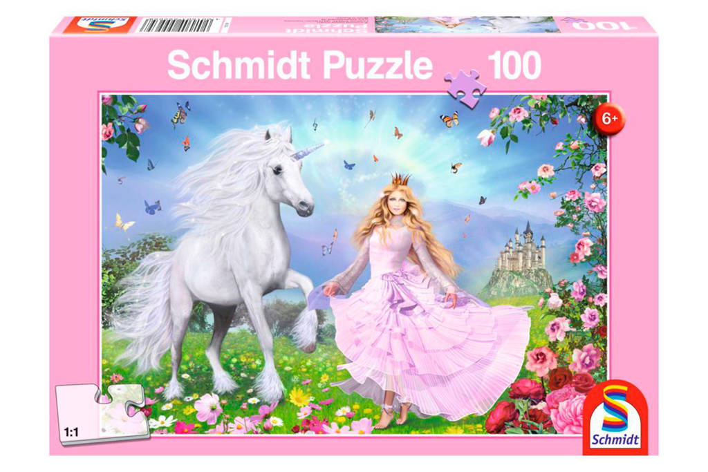 Schmidt prinses van de eenhoorns legpuzzel 100 stukjes