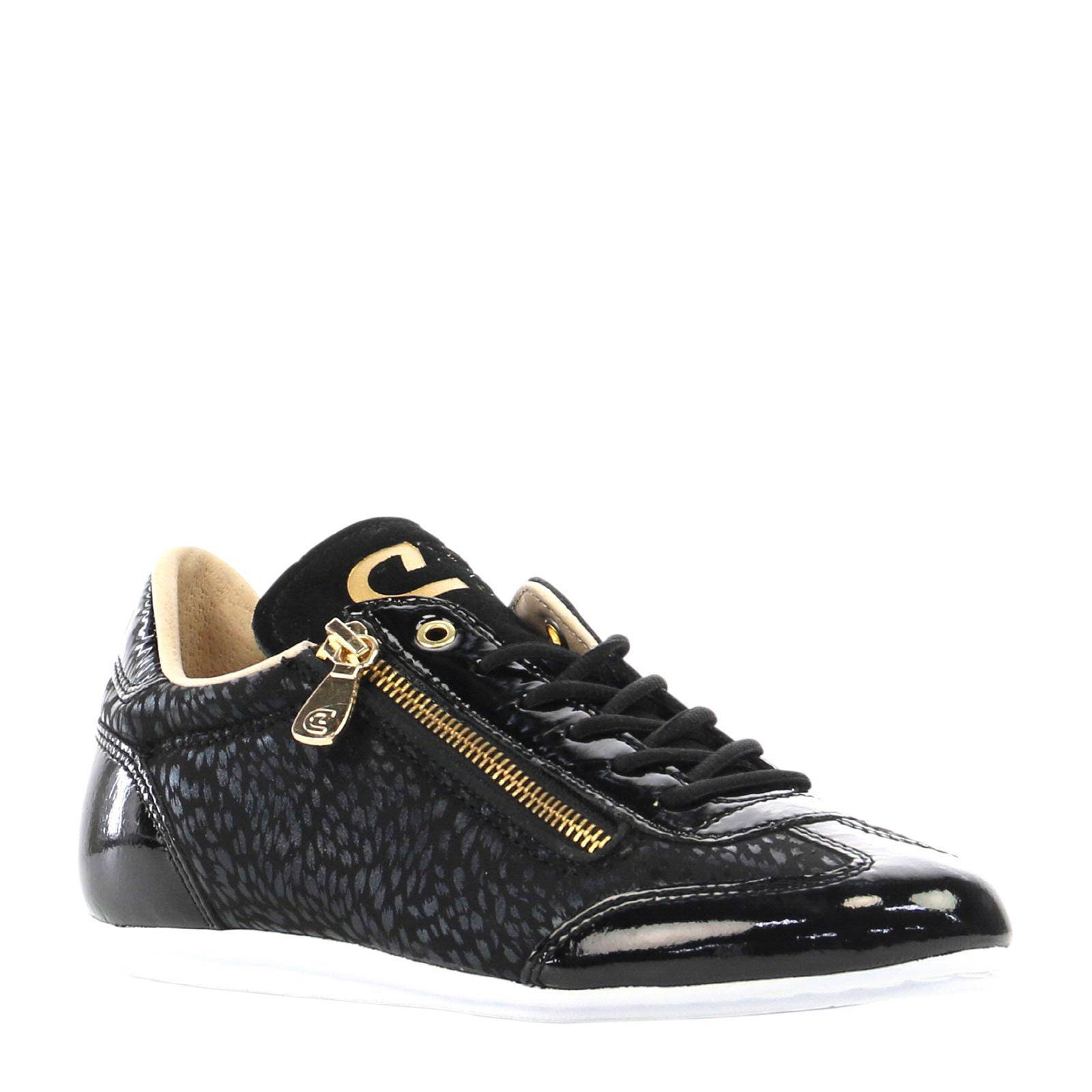 Cruyff Parkrunner Zwart/Goud Dames | Dames Laag | SNEAKERS