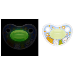 fopspeen Happiness Glow in the Dark 16+mnd (2 stuks)