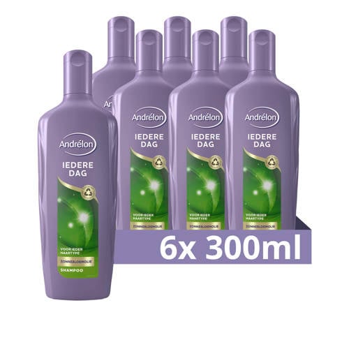 Wehkamp Andrélon Iedere Dag shampoo - 6 x 300 ml aanbieding