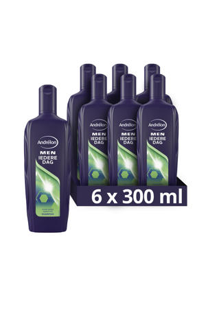 Andrélon Men Iedere Dag shampoo - 6 x 300 ml - voordeelverpakking