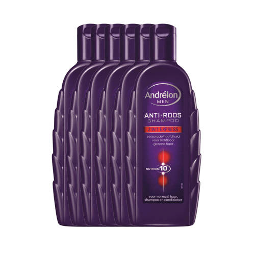 Andrelon Men Anti Roos 2In1 Express Shampoo 6X300 Ml andrelon kopen in de aanbieding Andrelon Men Anti Roos 2In1 Express Shampoo 6X300 Ml andrelon kopen in de aanbieding