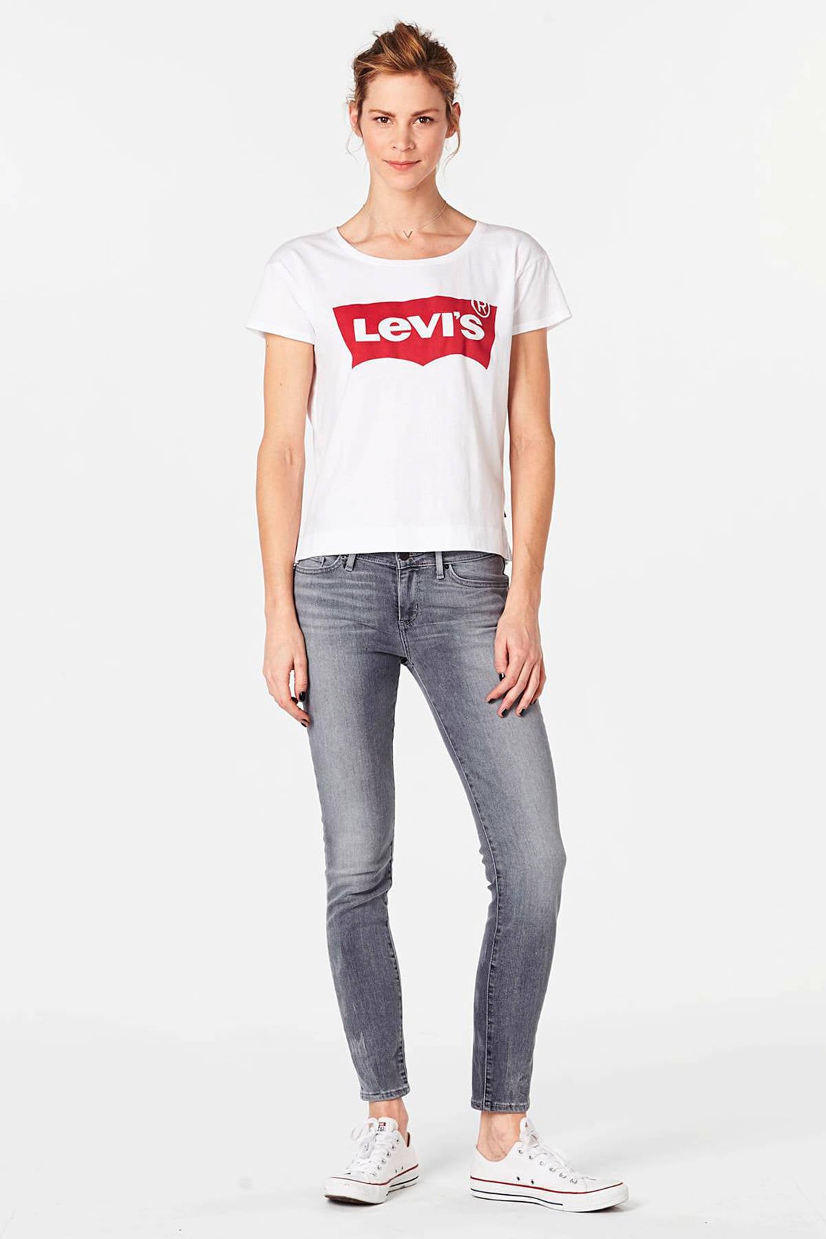 Levi's The Perfect T-shirt wit | wehkamp