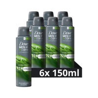 Dove Men+Care Extra Fresh Anti-Transpirant Deodorant Spray - 6 x 150 ml - Voordeelverpakking, 900