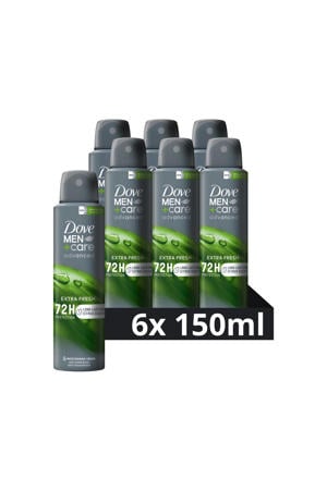 Extra Fresh deodorant spray - 6 x 150 ml - voordeelverpakking