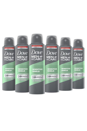 Sensitive Shield deodorant spray - 6 x 150 ml - voordeelverpakking