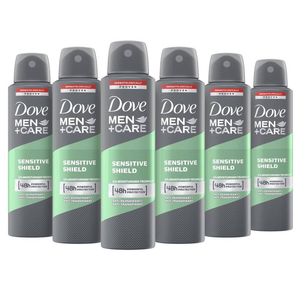 Dove Men+Care Sensitive Shield deodorant spray - 6x150 ml